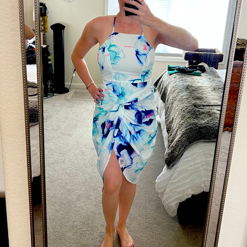 Small White Floral Dress